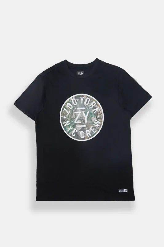T-shirt imprimé logo circulaire camouflage NYC Zoo York homme sold by West49