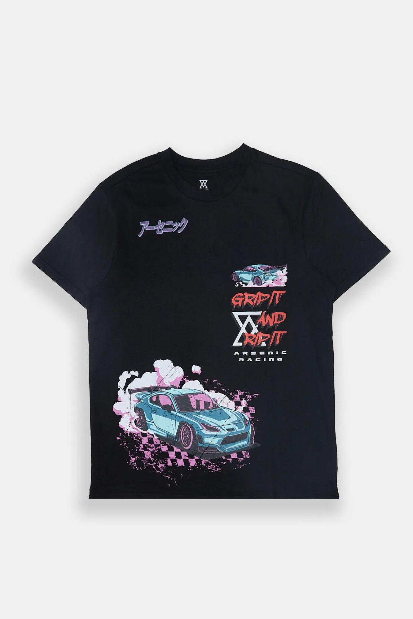 Arsenic Mens Racing Graphic T-Shirt sold by West49 product image thumbnail 2
