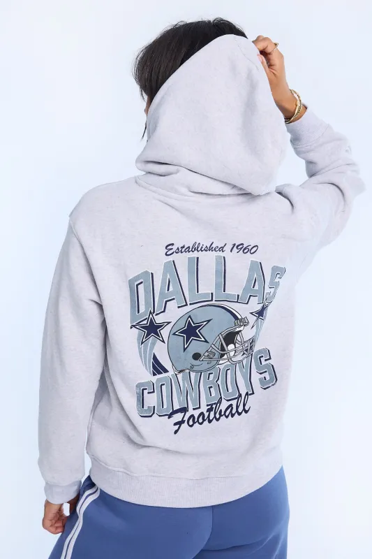 Haut à capuchon coupe boyfriend imprimé Dallas Cowboys sold by West49