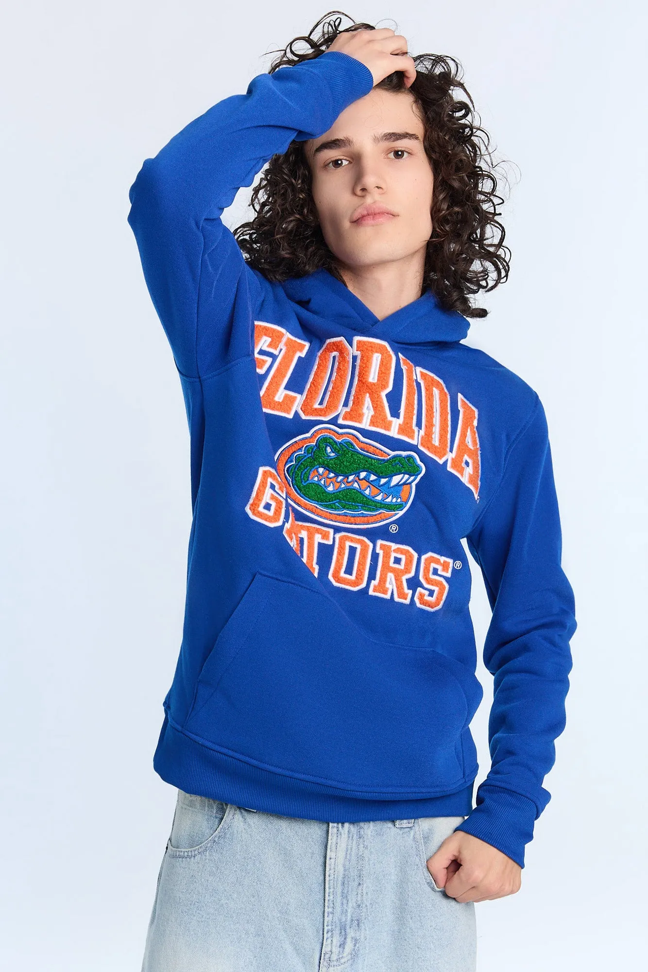 Mens Florida Gators Chenille Logo Hoodie sold by West49