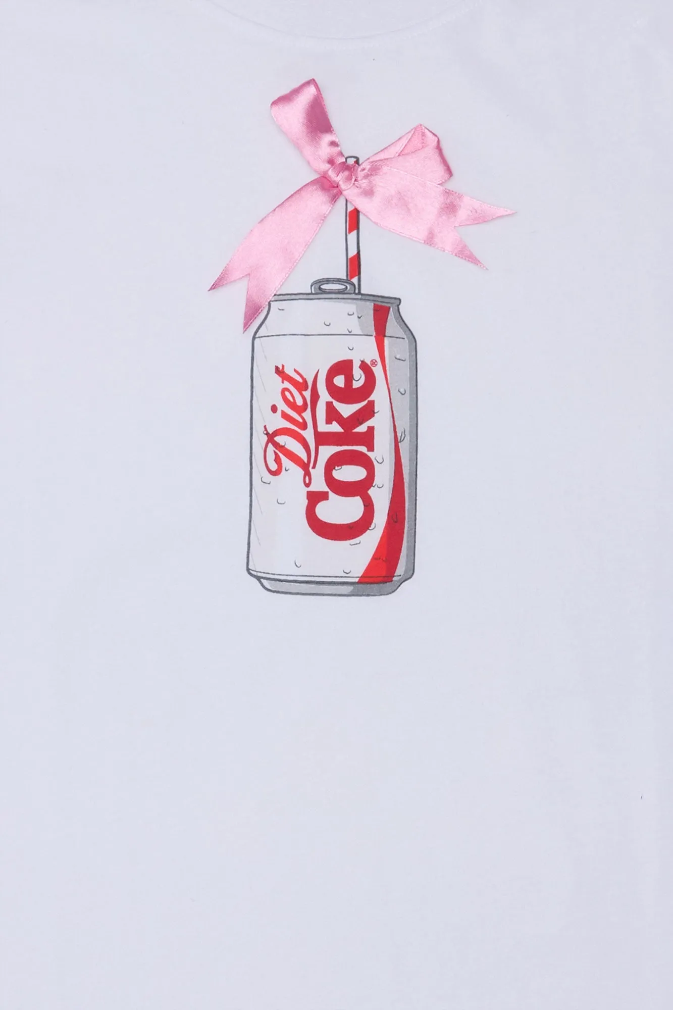 Diet Coke 3D Bow Graphic Boyfriend Tee sold by West49 product image thumbnail 2