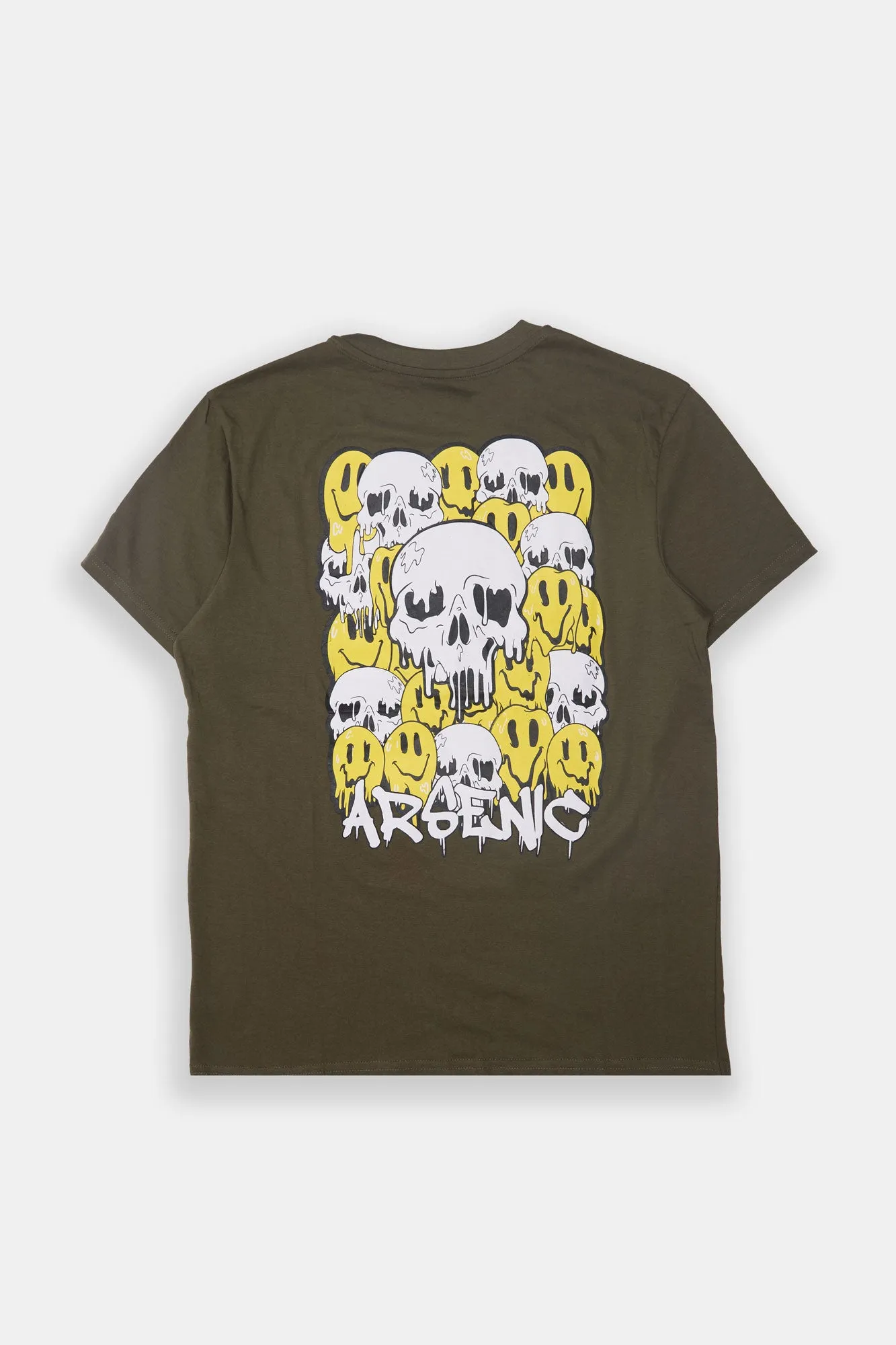 T-shirt imprimé crânes smileys Arsenic homme sold by West49