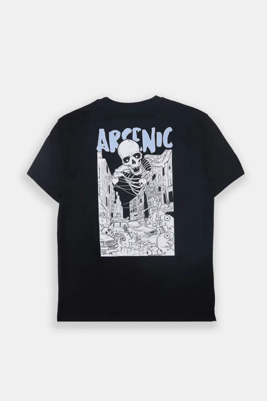 T-shirt imprimé squelette apocalyptique Arsenic homme sold by West49