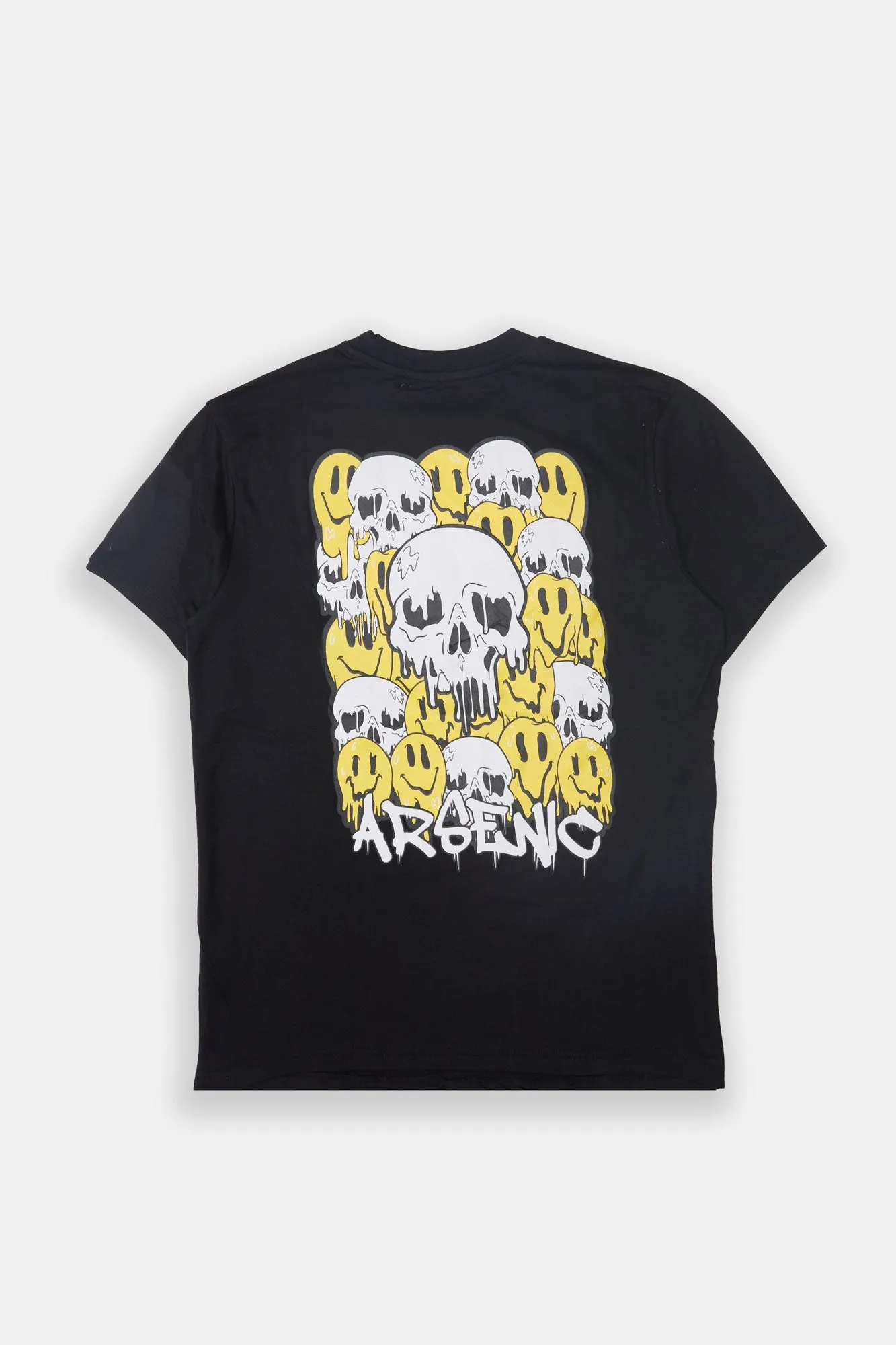 Arsenic Mens Smiley Skulls Graphic T-Shirt sold by West49 product image thumbnail 3
