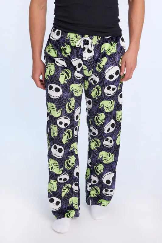 Mens Jack Skellington Halloween Plush Pajama Pant made by West49