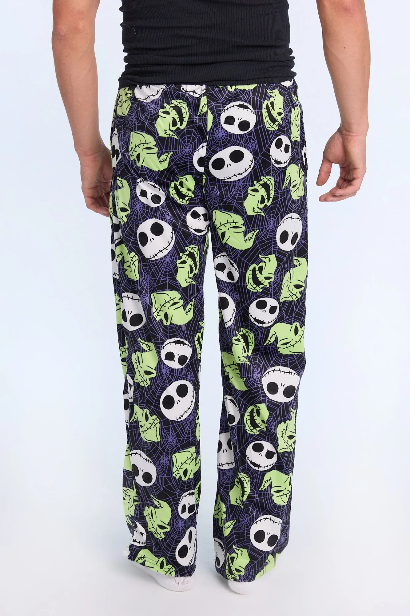 Mens Jack Skellington Halloween Plush Pajama Pant sold by West49 product image thumbnail 3