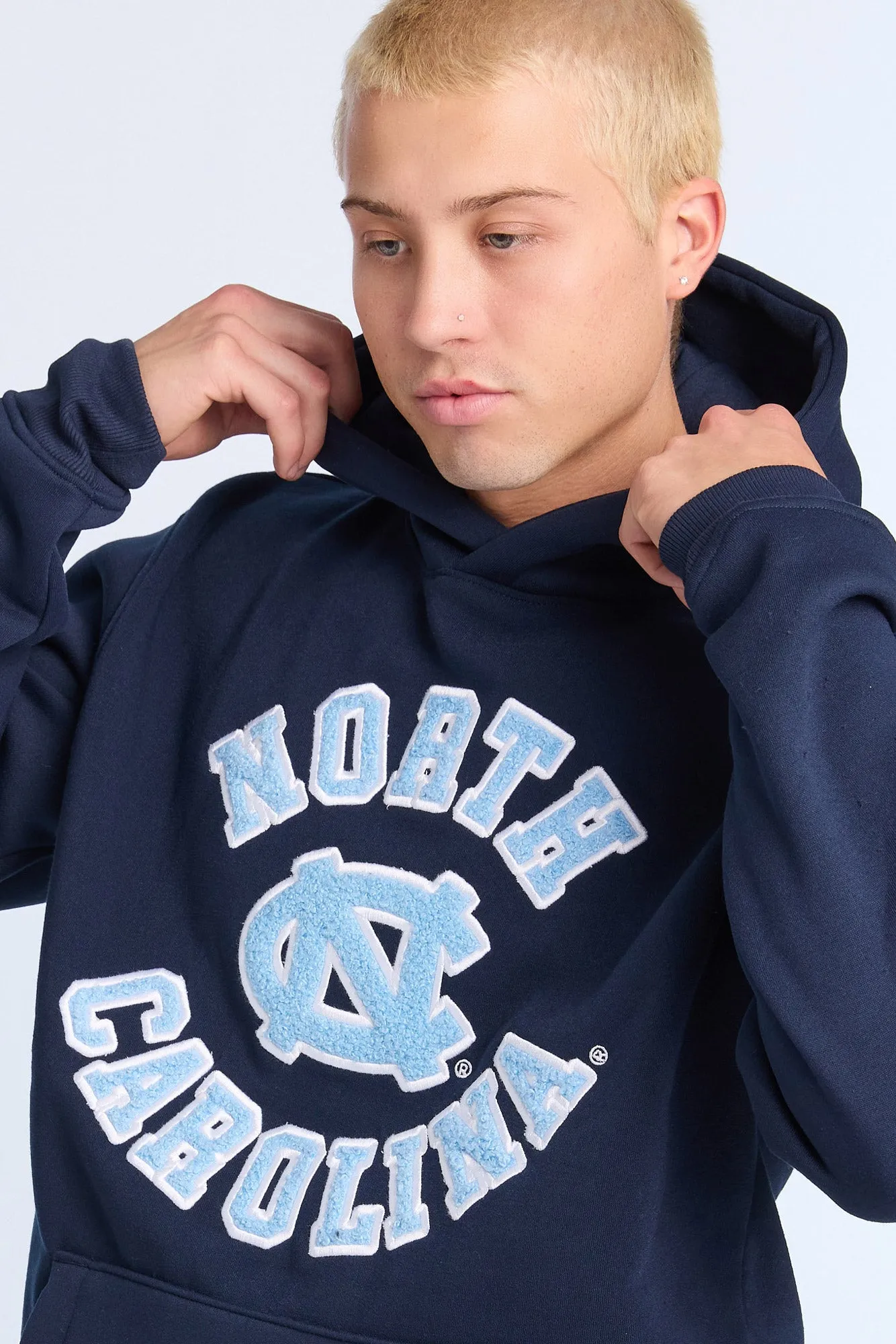 Mens UNC Chenille Logo Hoodie sold by West49 product image thumbnail 2