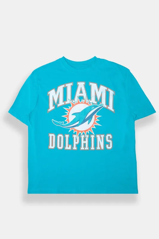 Mens Miami Dolphins Oversized T-Shirt sold by West49