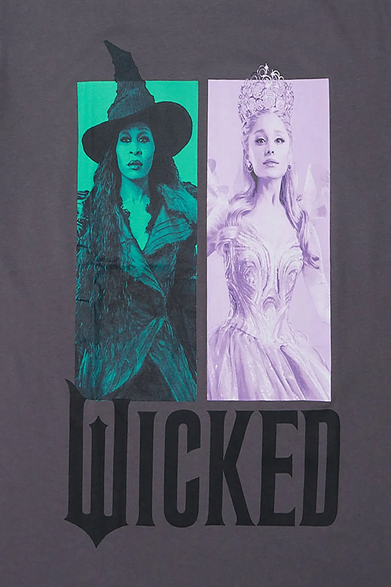T-shirt coupe boyfriend imprimé Elphaba & Glinda Wicked sold by West49 product image thumbnail 2