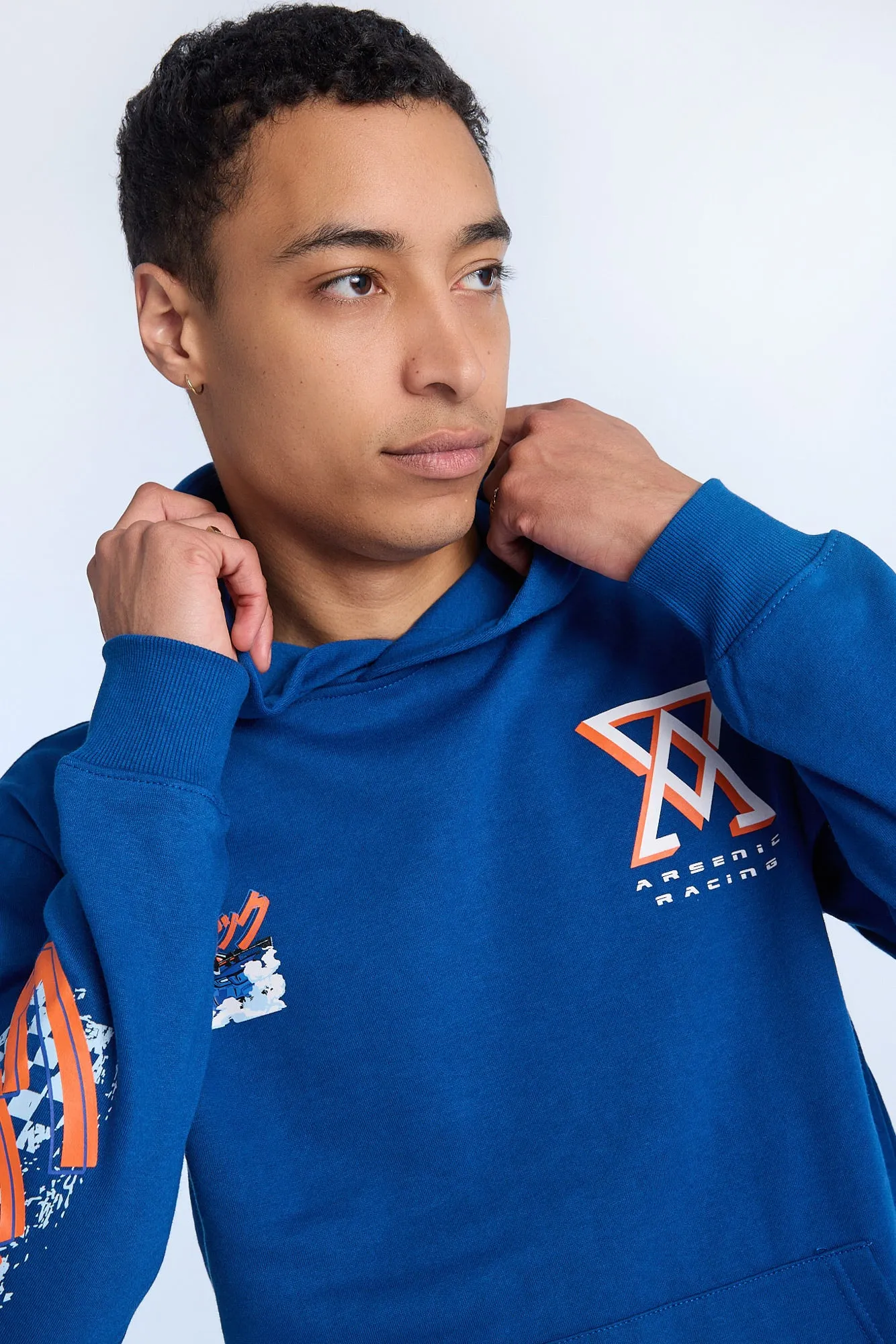 Arsenic Mens Racing Graphic Hoodie sold by West49 product image thumbnail 4