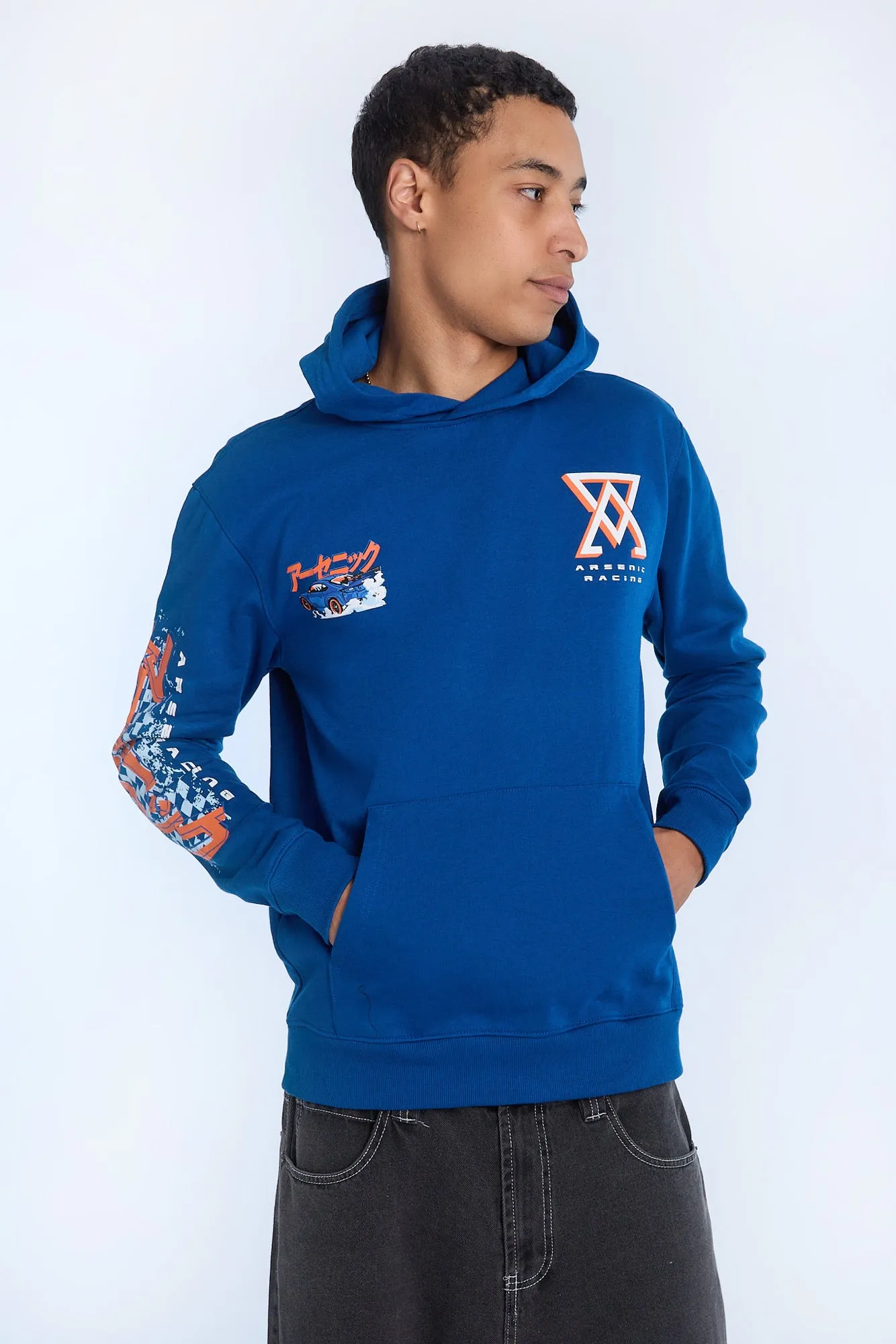 Arsenic Mens Racing Graphic Hoodie sold by West49 product image thumbnail 3
