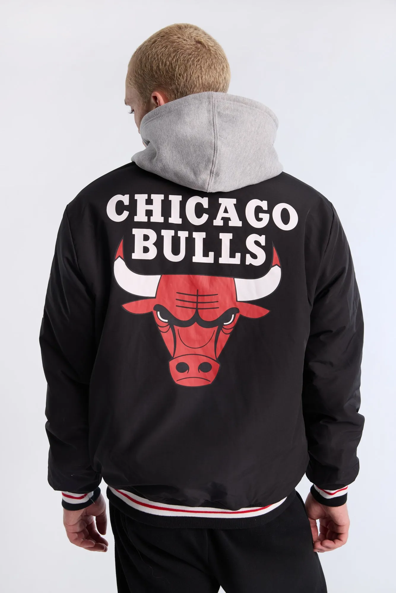 Mens Chicago Bulls Bomber Jacket sold by West49 product image thumbnail 2