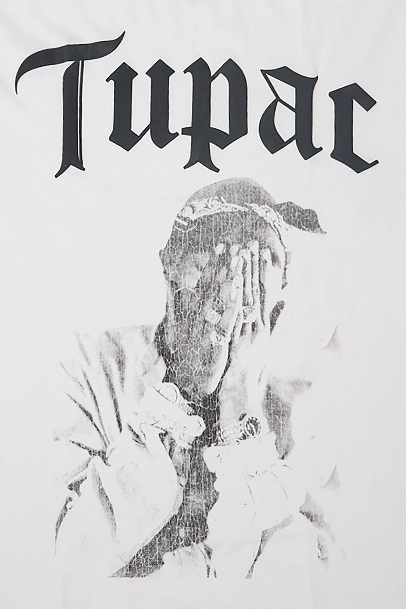 T-shirt surdimensionné imprimé Tupac homme sold by West49 product image thumbnail 2