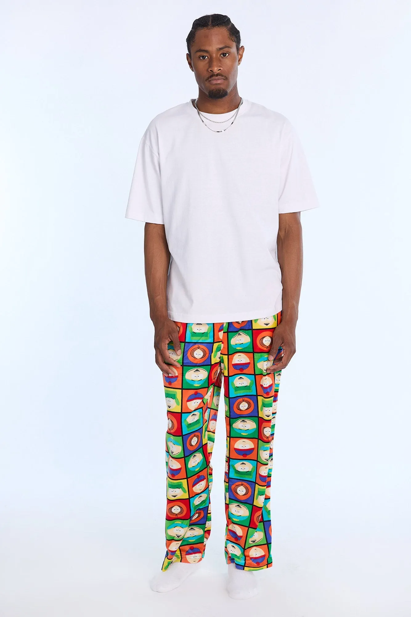 Pantalon de pyjama en polaire à damier South Park homme sold by West49 product image thumbnail 4
