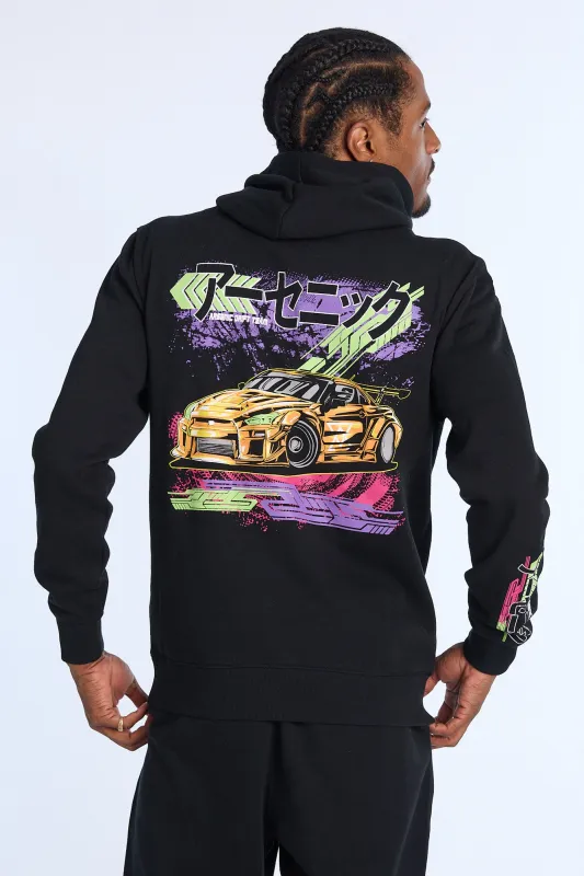 Arsenic Mens Racing Graphic Hoodie sold by West49