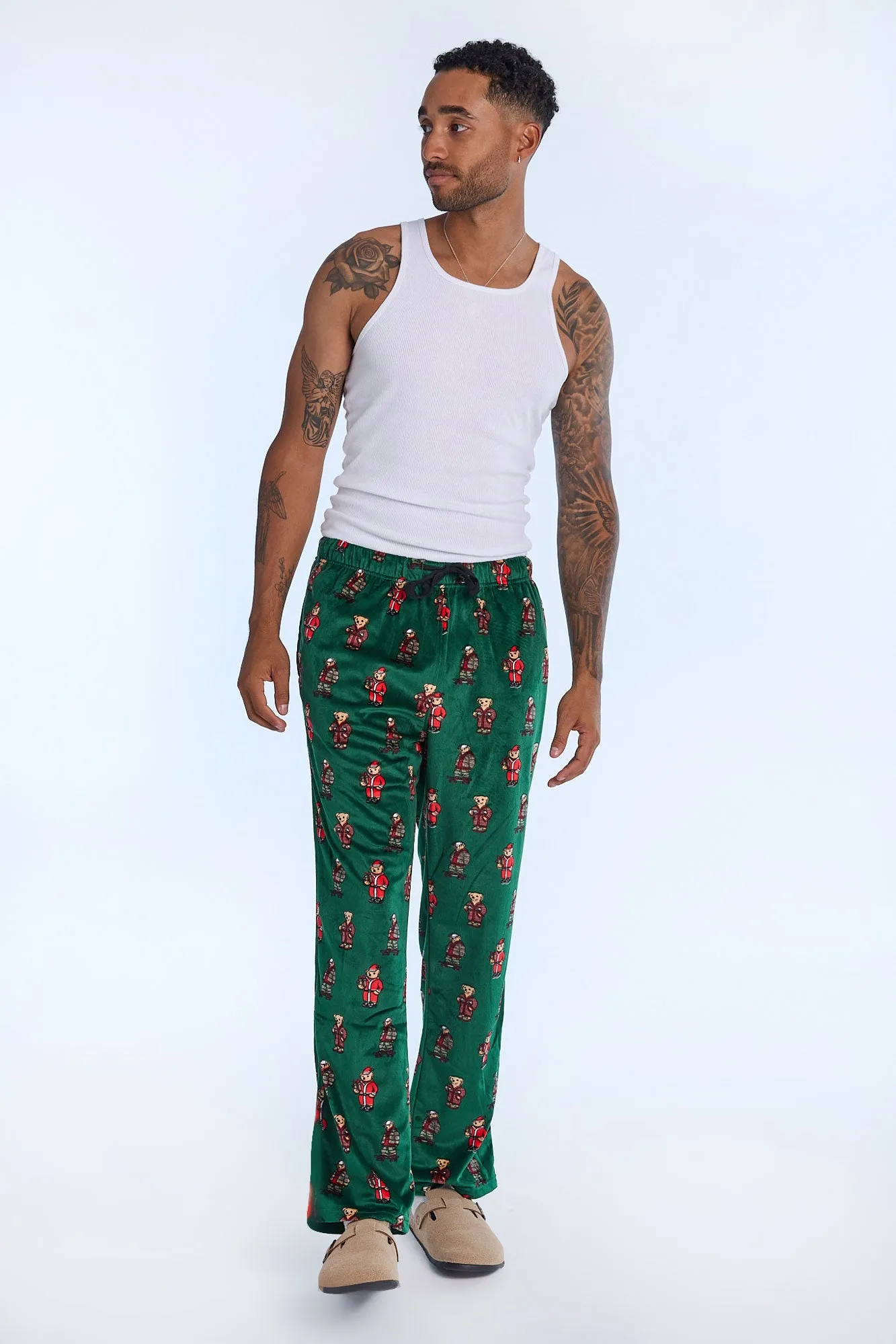 Pantalon de pyjama en peluche ours des fêtes homme sold by West49 product image thumbnail 4
