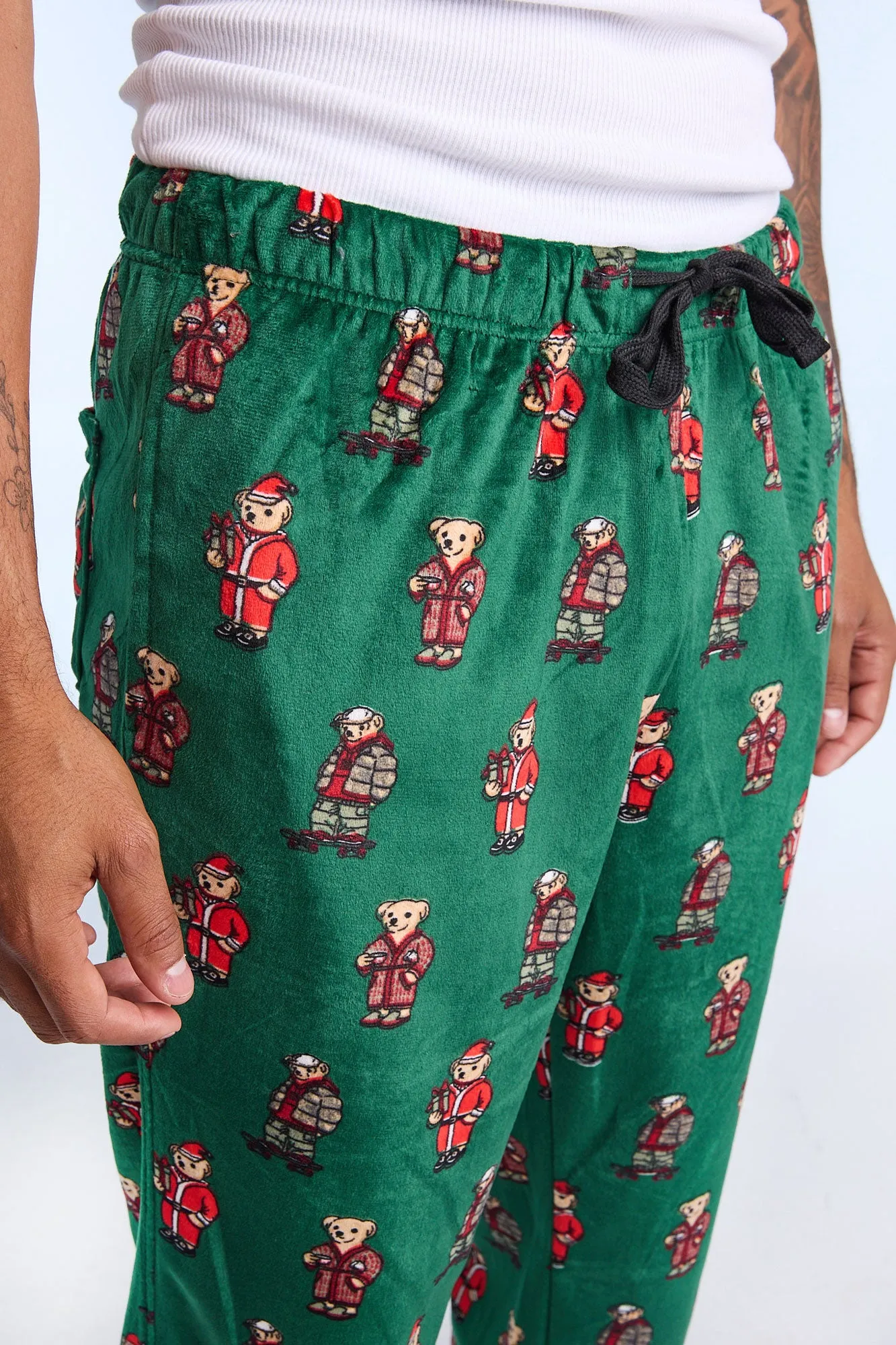 Pantalon de pyjama en peluche ours des fêtes homme sold by West49 product image thumbnail 2