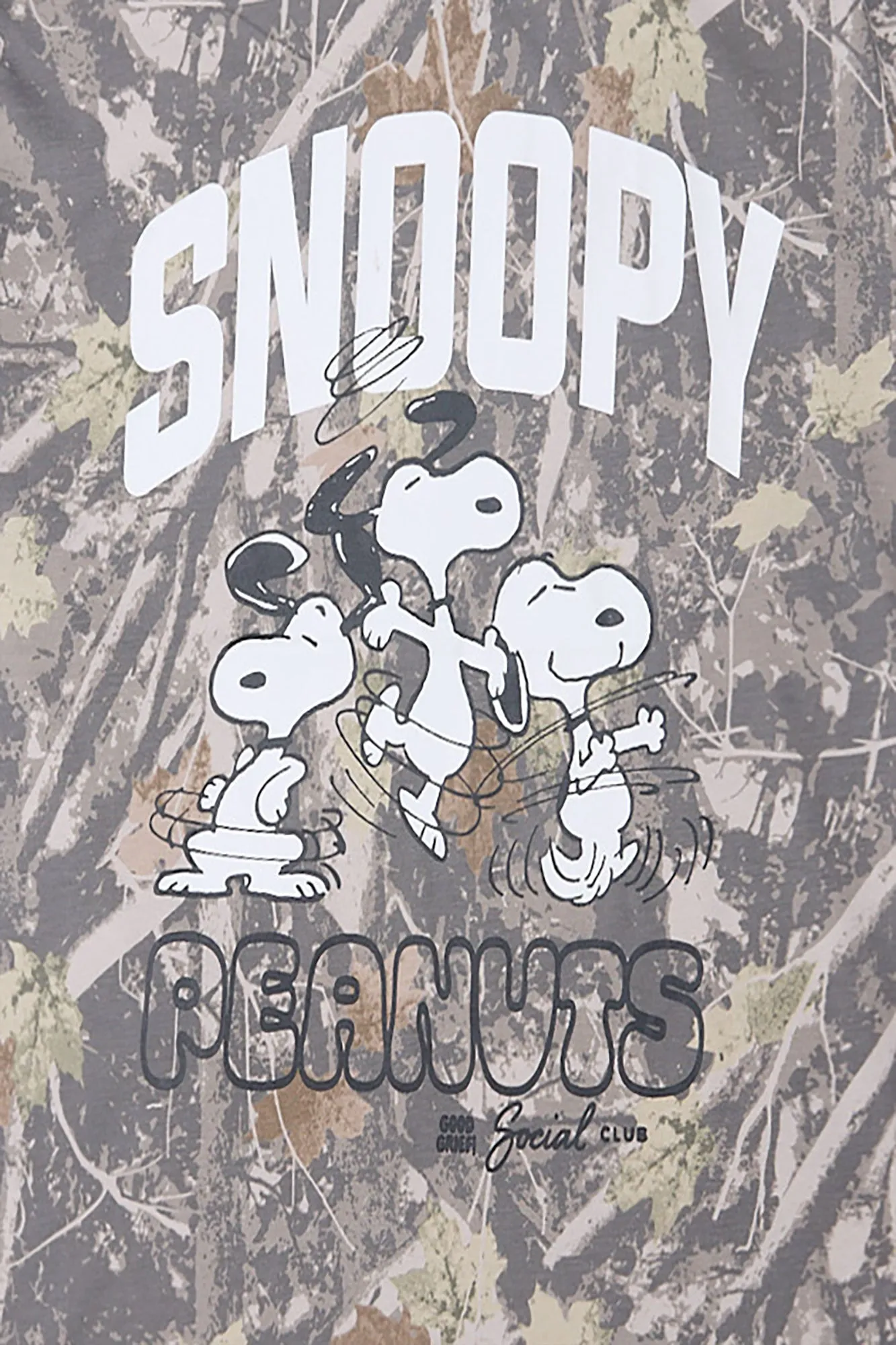 Peanuts Snoopy Tree Camo Boyrfiend Tee sold by West49 product image thumbnail 2