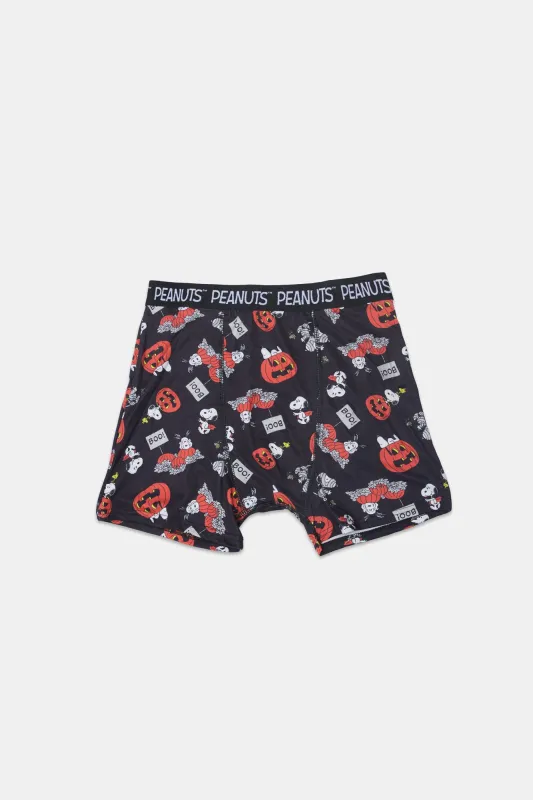 Boxer imprimé Snoopy d'Halloween homme made by Peanuts