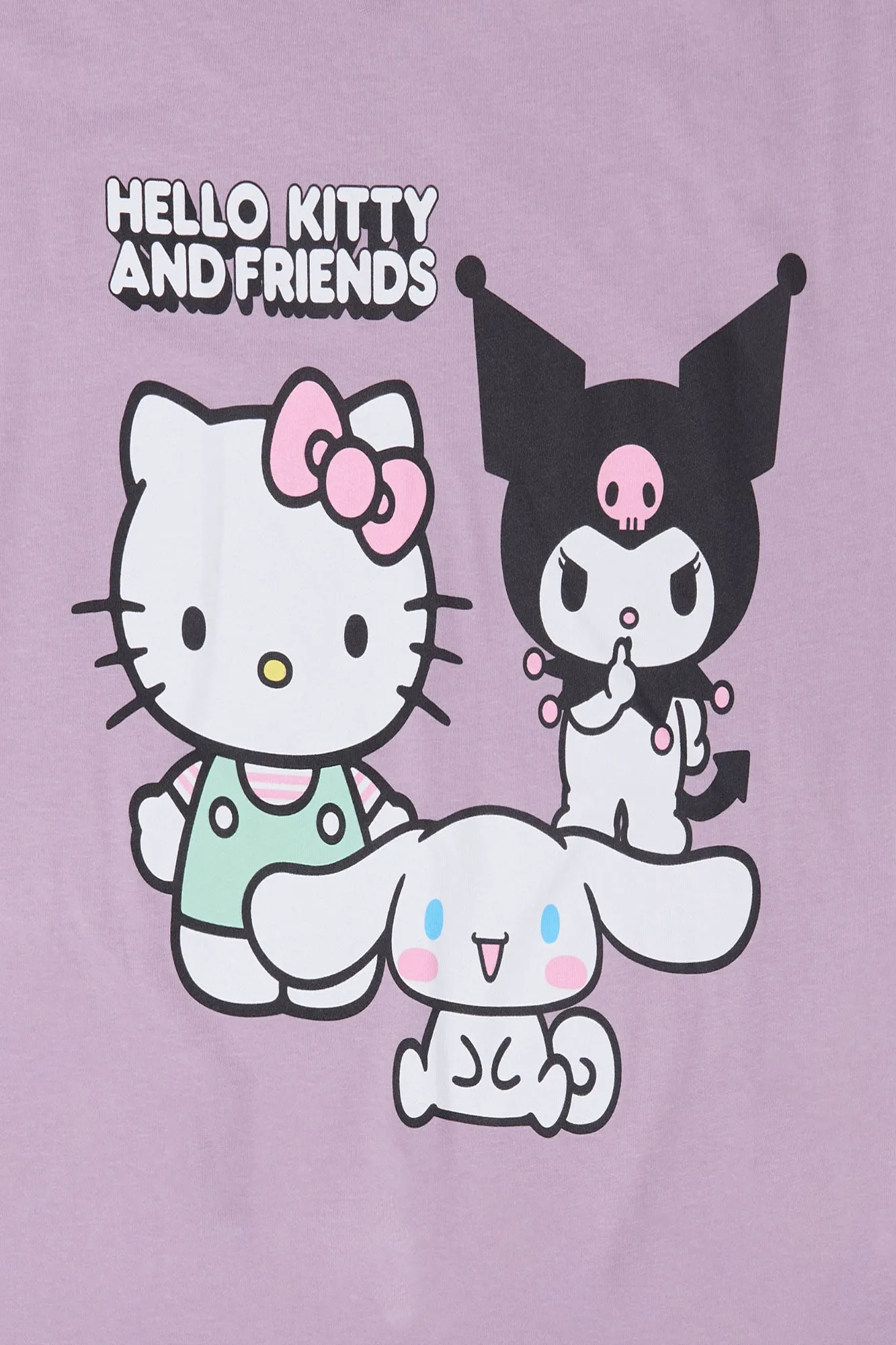 T-shirt coupe boyfriend imprimé Hello Kitty And Friends sold by West49 product image thumbnail 2