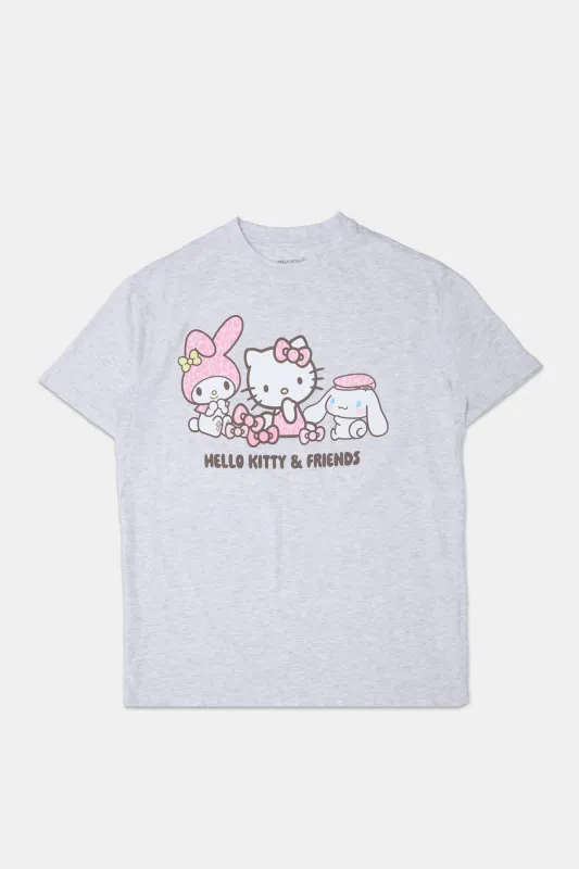 Hello Kitty & Friends Graphic Boyfriend Tee sold by West49