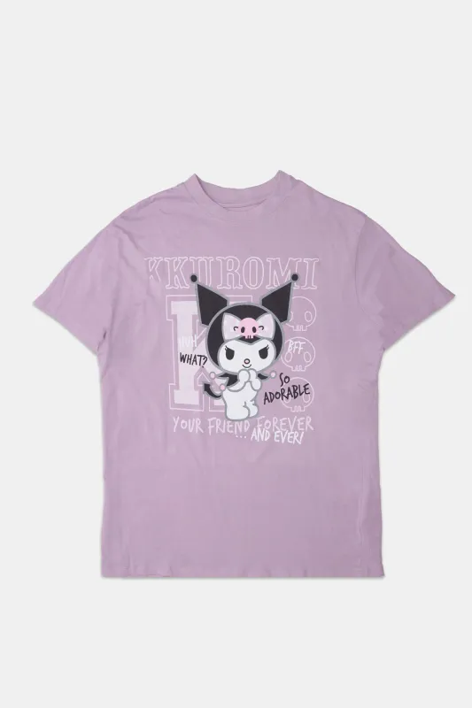Kuromi Graphic Boyfriend Tee sold by West49