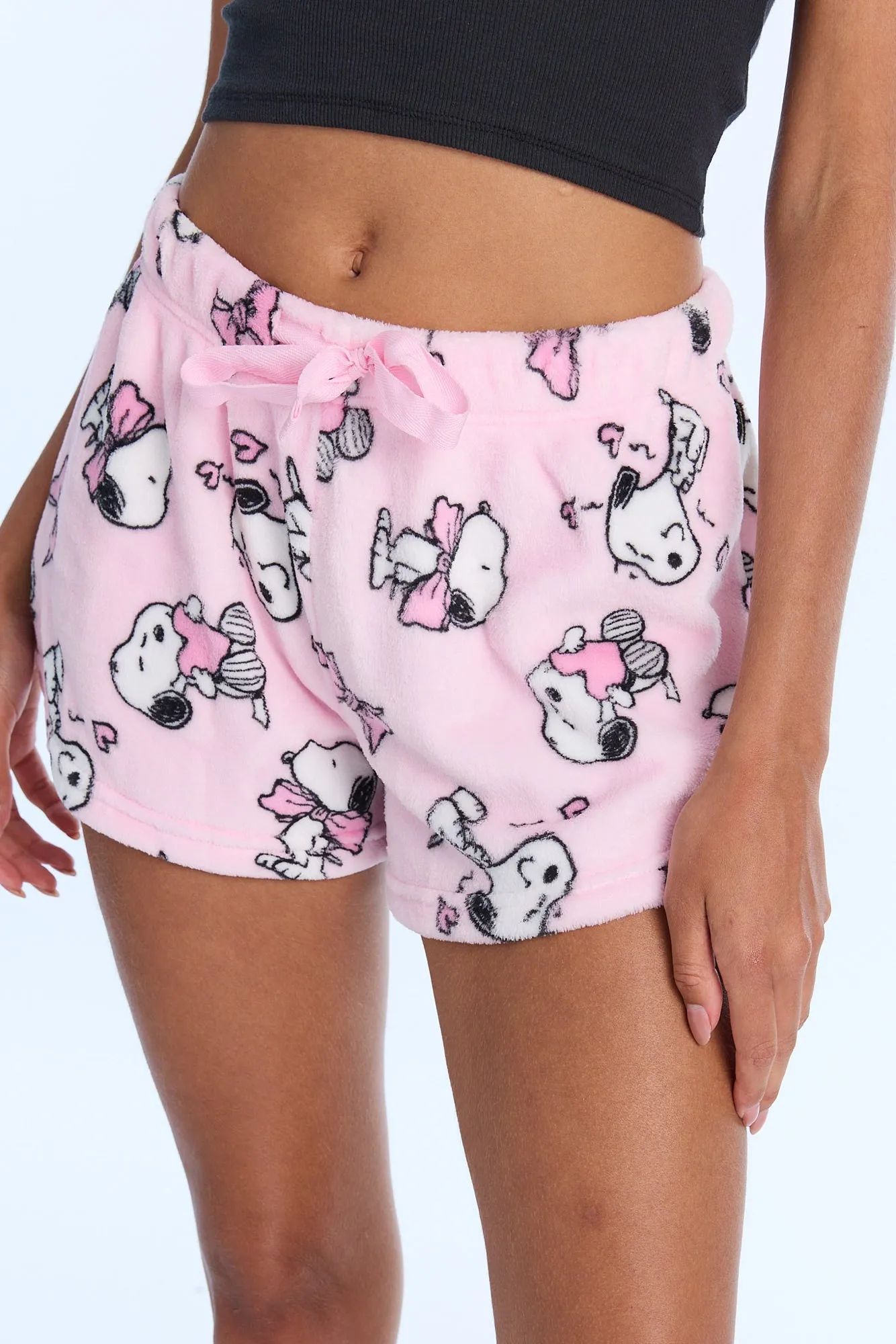 Short de pyjama en peluche coeur Peanuts Snoopy sold by West49 product image thumbnail 2