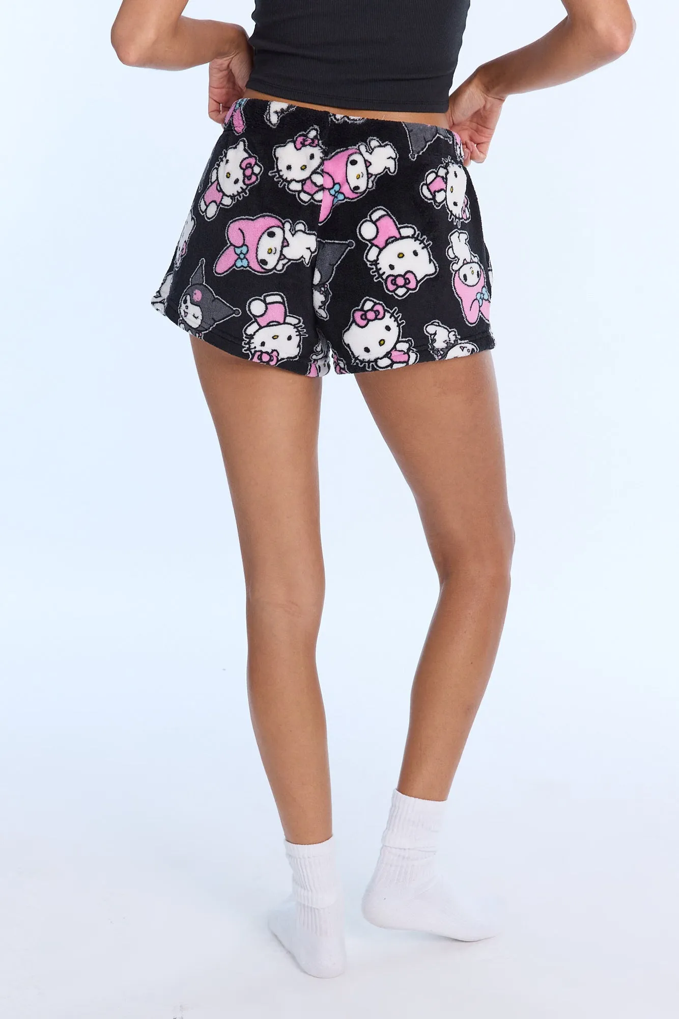 Short de pyjama en peluche Hello Kitty et Kuromi sold by West49 product image thumbnail 3