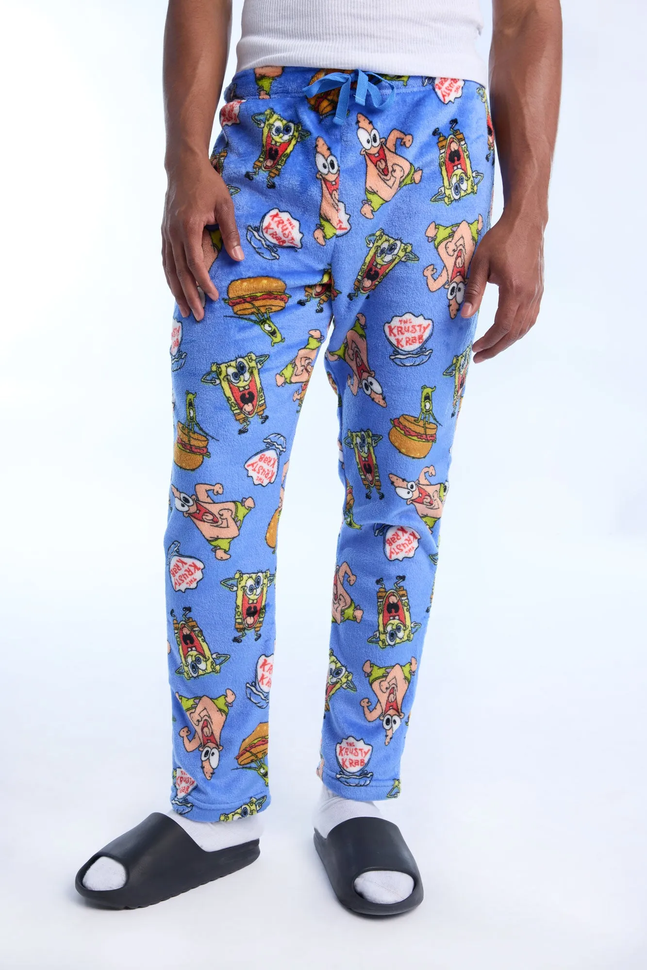 Pantalon de pyjama en peluche Krusty Krab homme sold by West49