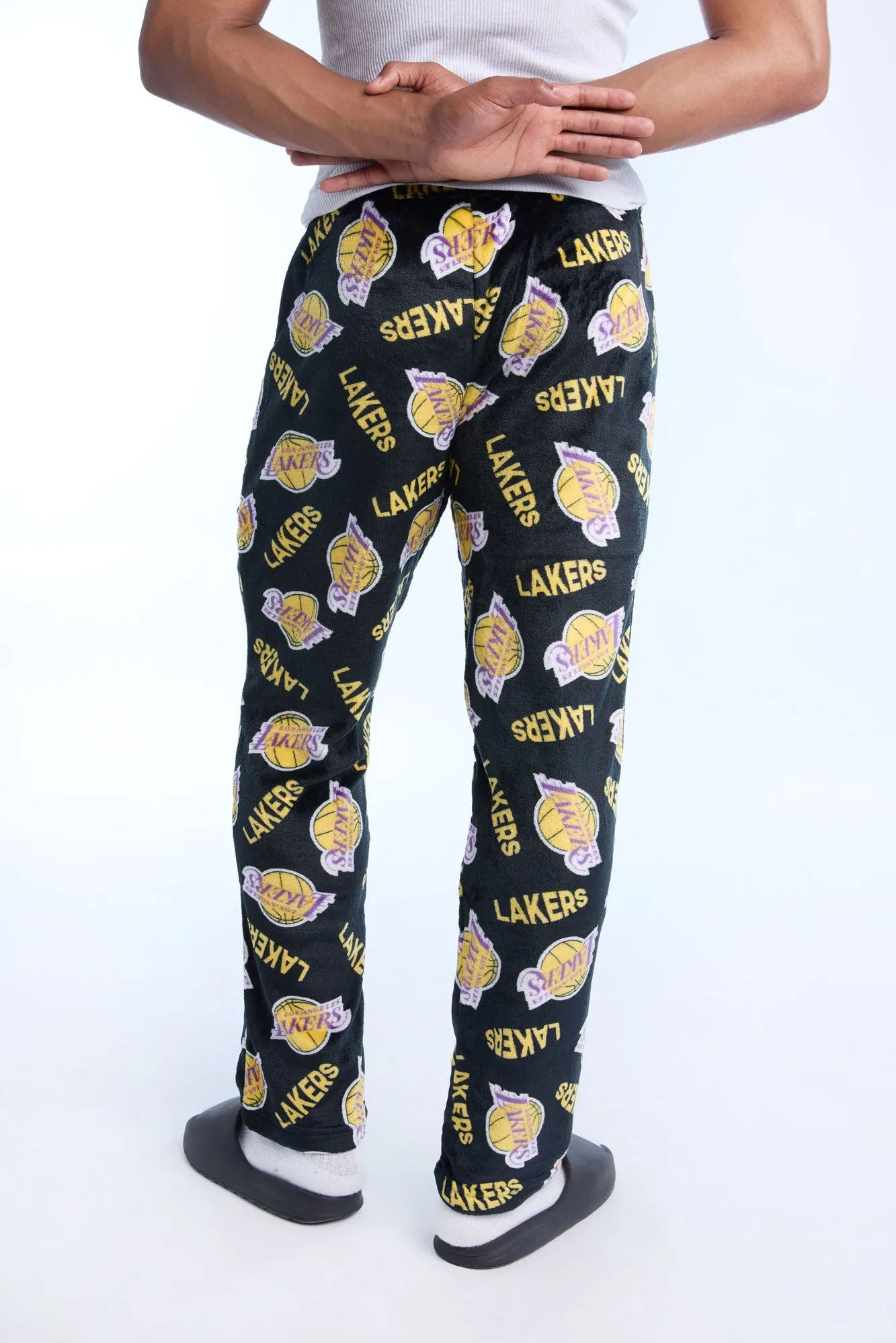 Mens LA Lakers Plush Pajama Pant sold by West49 product image thumbnail 3