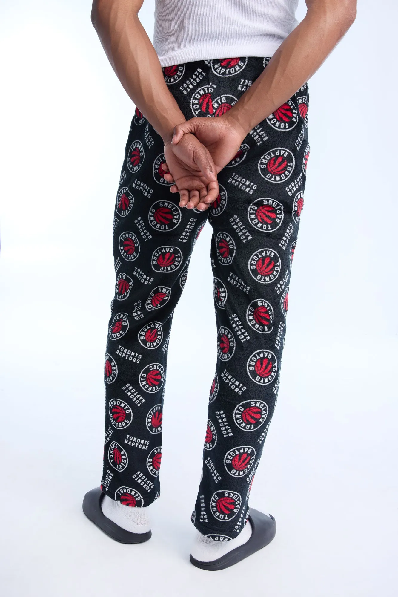 Mens Toronto Raptors Plush Pajama Pant sold by West49 product image thumbnail 3
