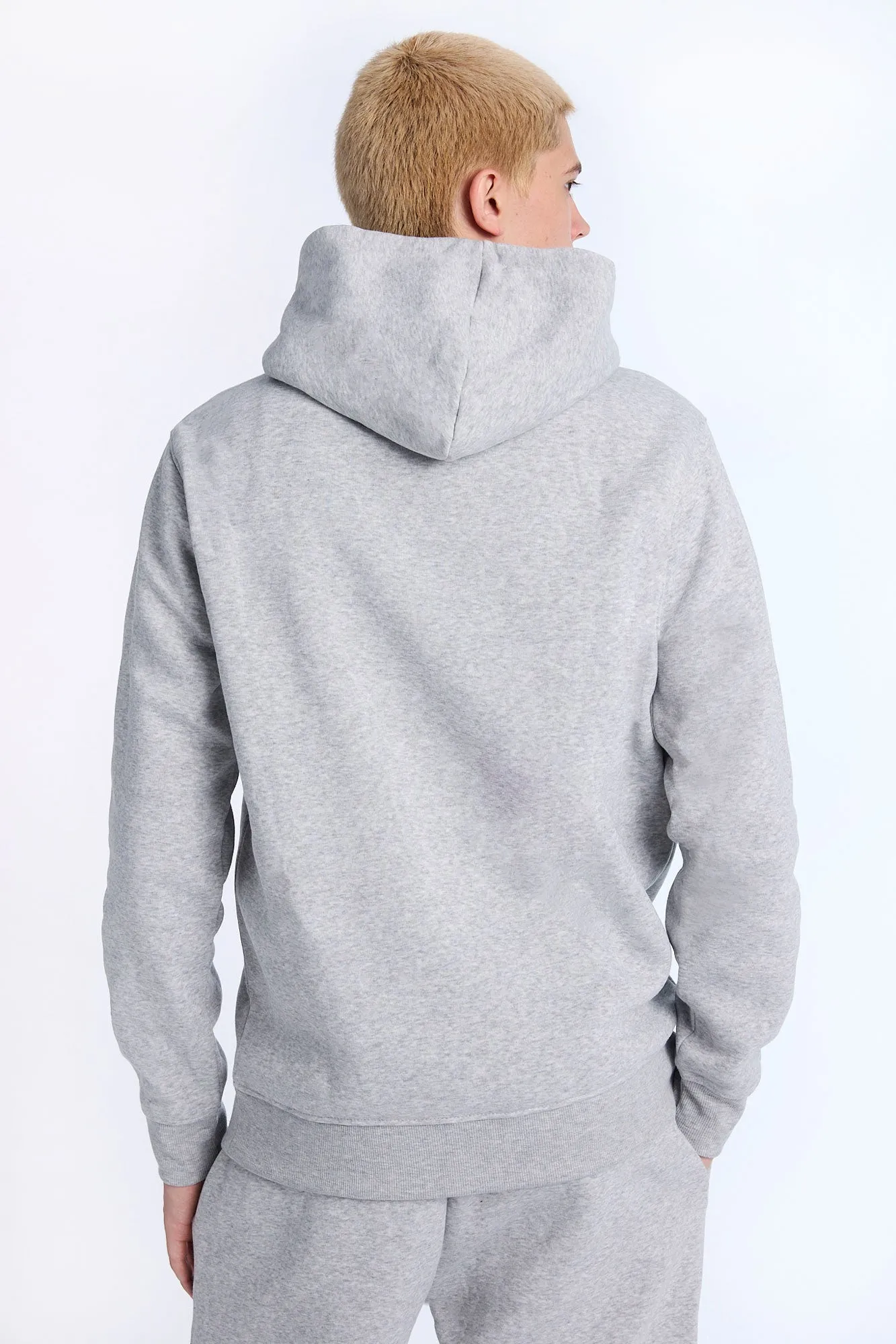 Mens Michigan Wolverines Grey Melange Hoodie sold by West49 product image thumbnail 3