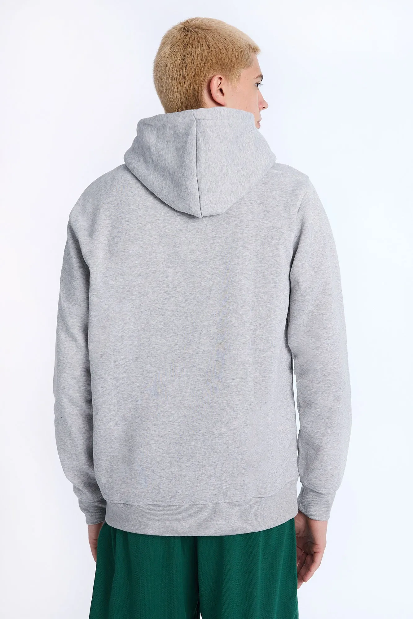 Mens Michigan State Grey Melange Hoodie sold by West49 product image thumbnail 3