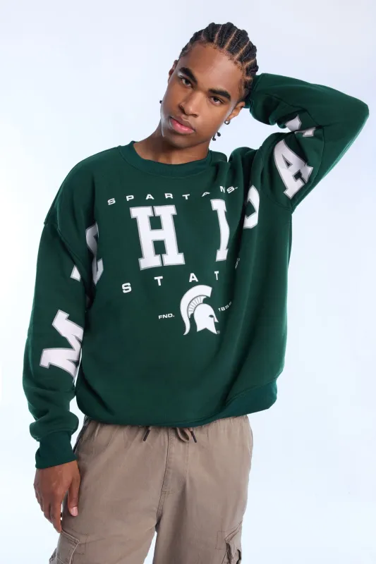 Sweatshirt ras du cou Michigan State Spartans homme sold by West49