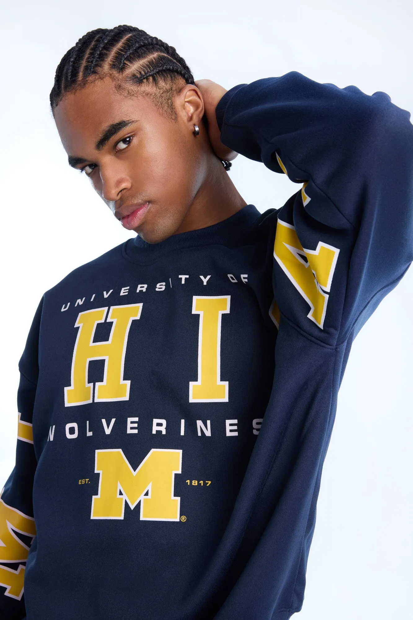 Sweatshirt ras du cou Michigan Wolverines homme sold by West49 product image thumbnail 2