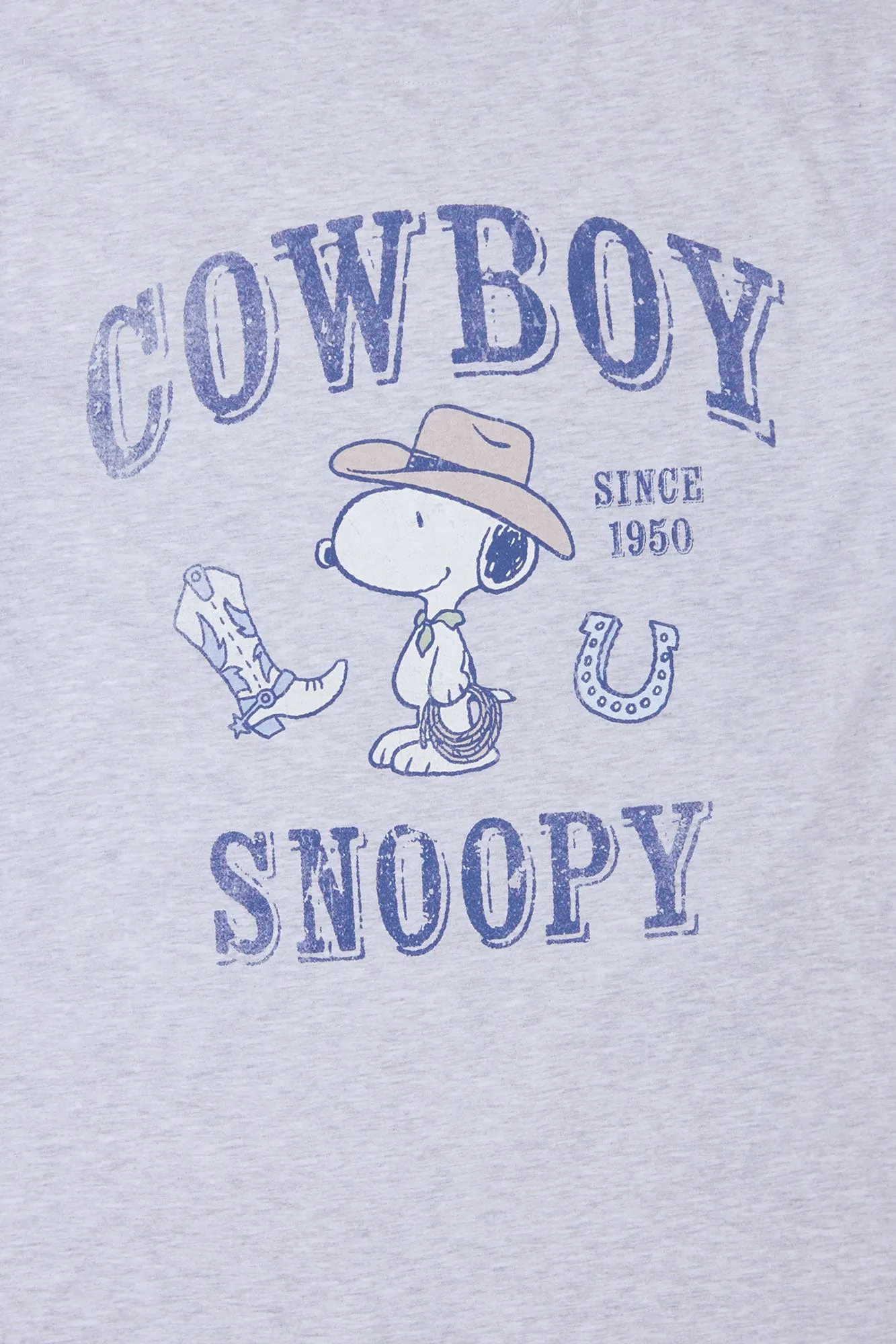 T-shirt coupe boyfriend imprimé Cowboy Snoopy sold by West49 product image thumbnail 2