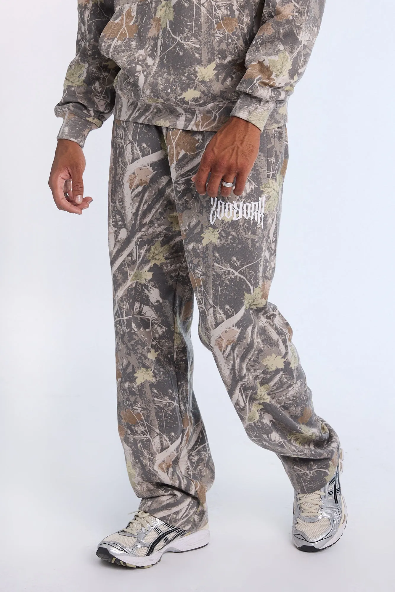Zoo York Mens Tree Camo Straight Leg Sweatpant sold by West49