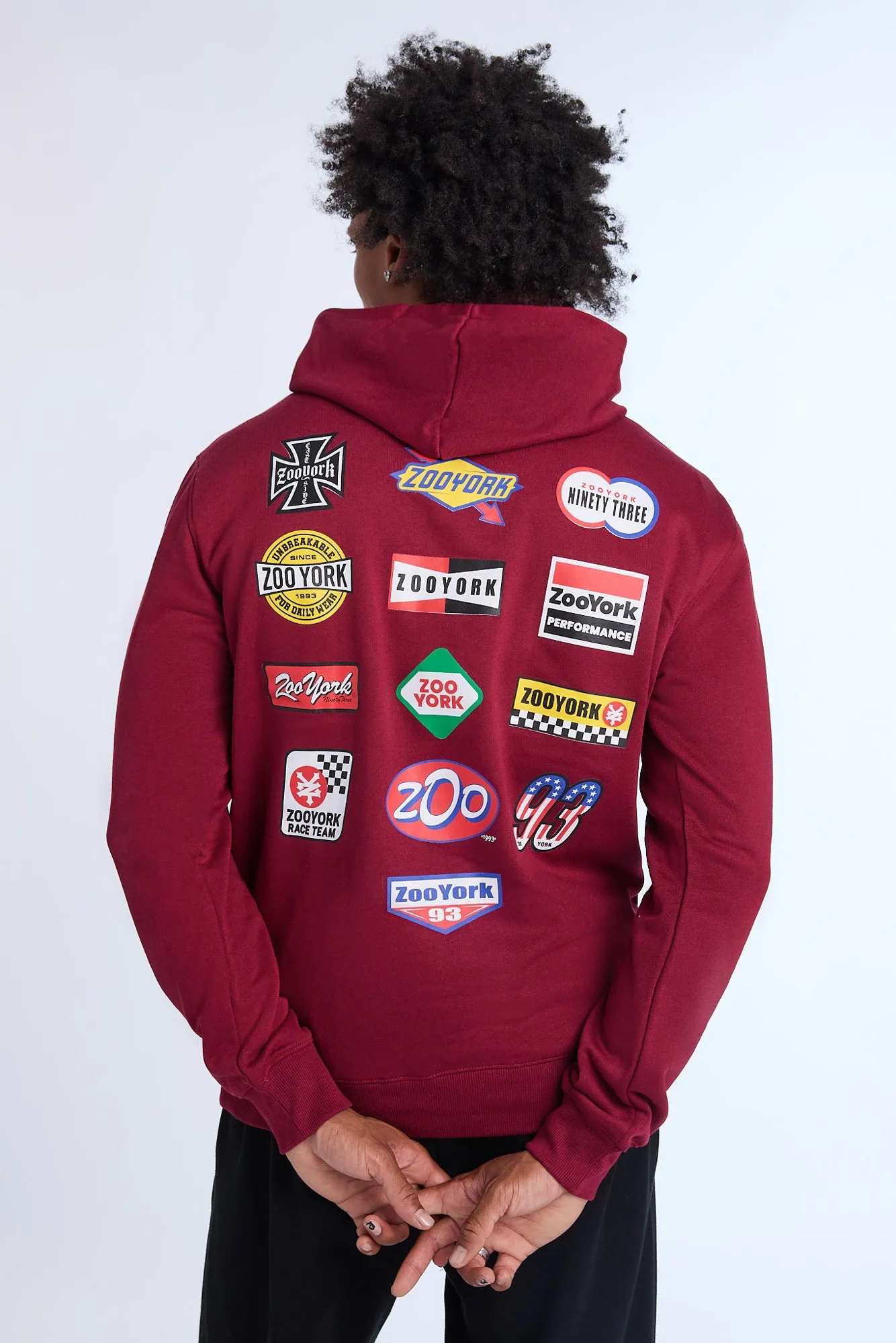 Haut à capuchon à logos multiples Zoo York homme sold by West49