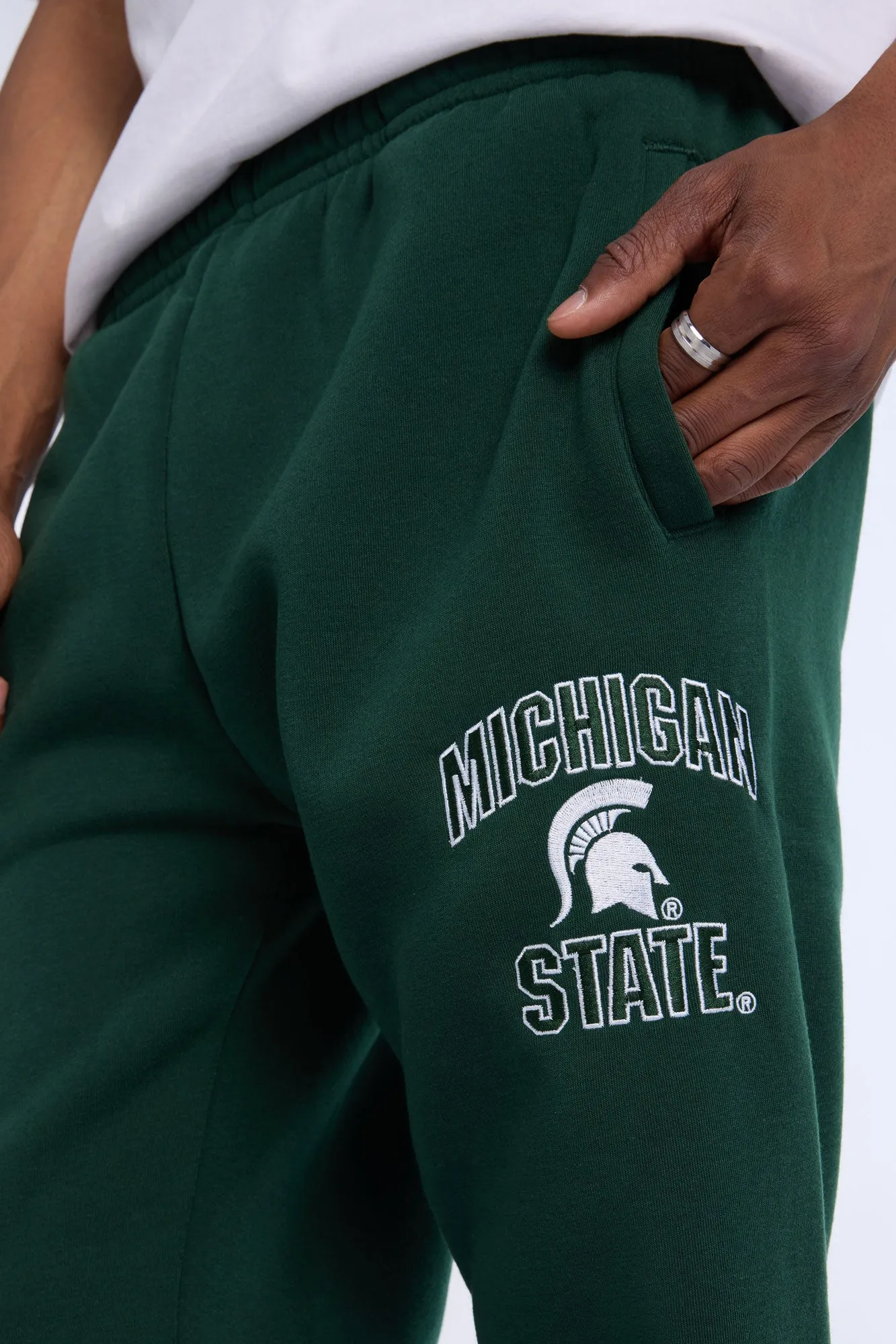Mens Michigan State Spartans Sweatpant sold by West49 product image thumbnail 2