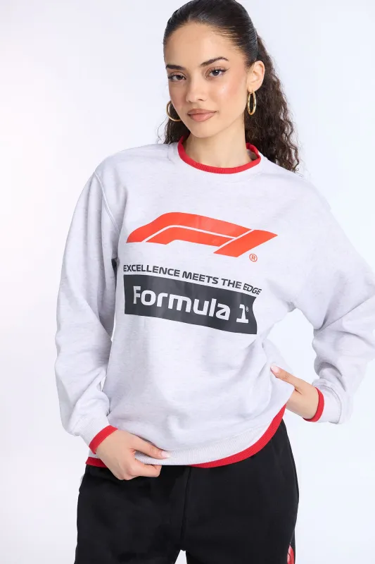 Sweatshirt à col ras du cou imprimé Formula 1 made by West49