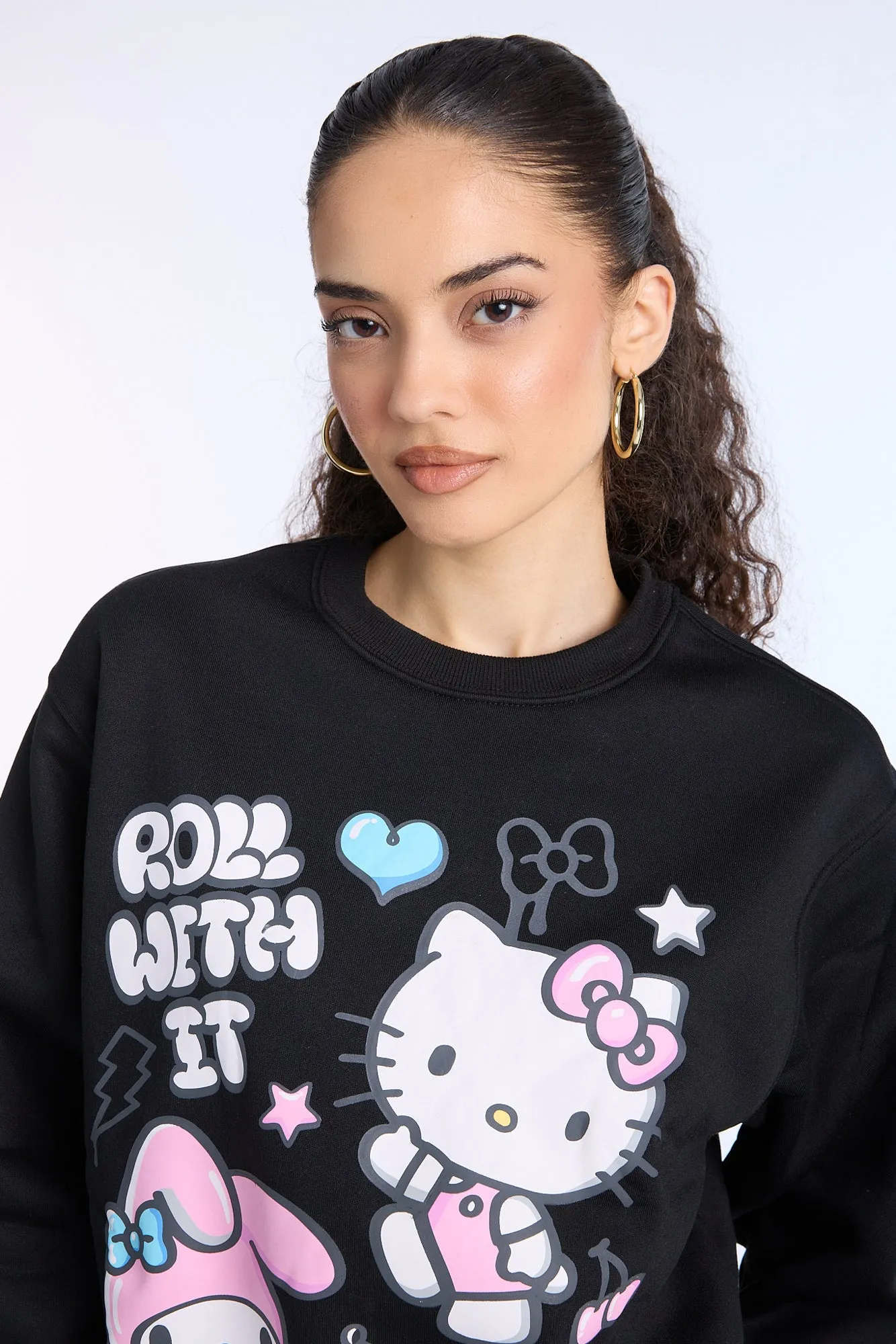 Sweatshirt à col ras du cou imprimé Hello Kitty & Friends sold by West49 product image thumbnail 2