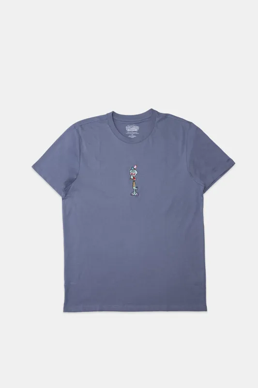Mens Squidward Embroidered T-Shirt made by West49