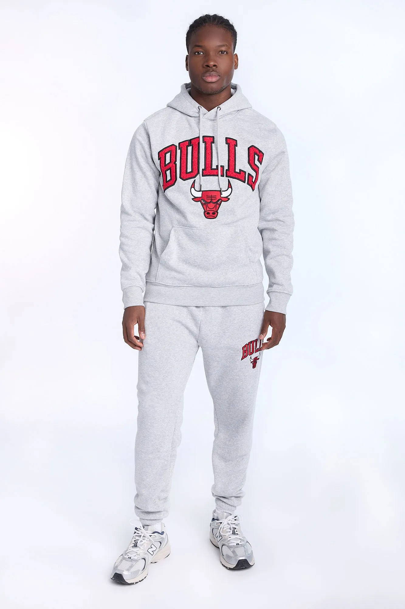 Jogger en molleton gris chiné Chicago Bulls homme sold by West49 product image thumbnail 4
