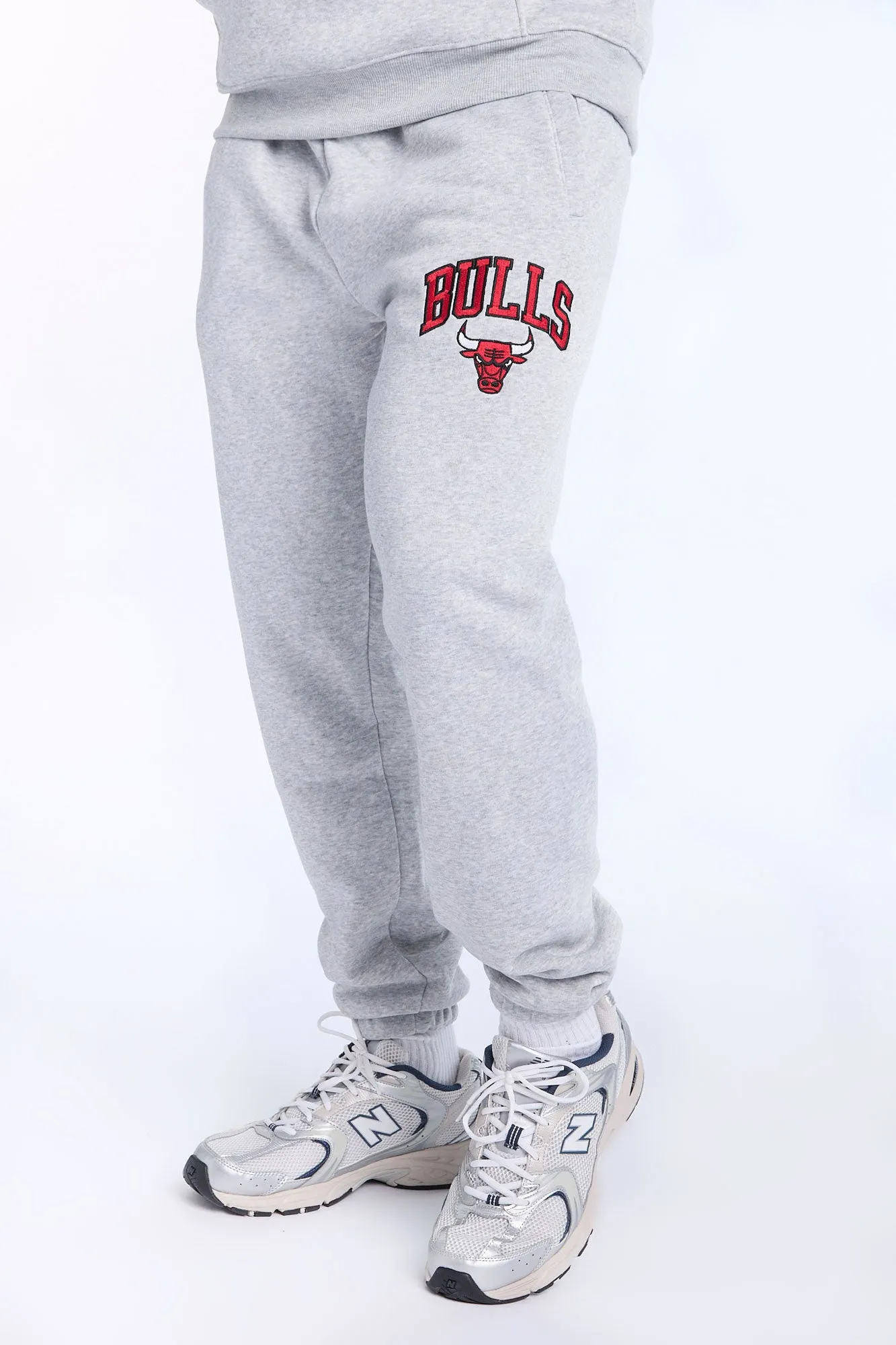 Jogger en molleton gris chiné Chicago Bulls homme sold by West49