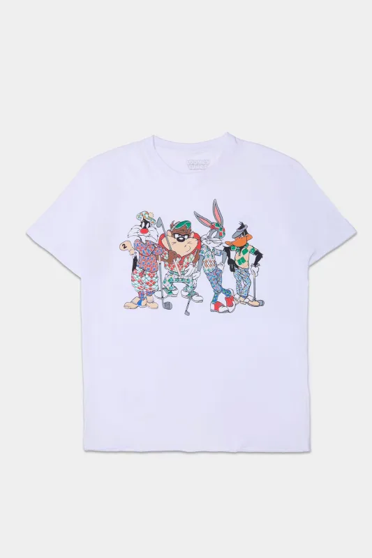 Mens Looney Tunes Golf Squad Graphic T-Shirt sold by West49