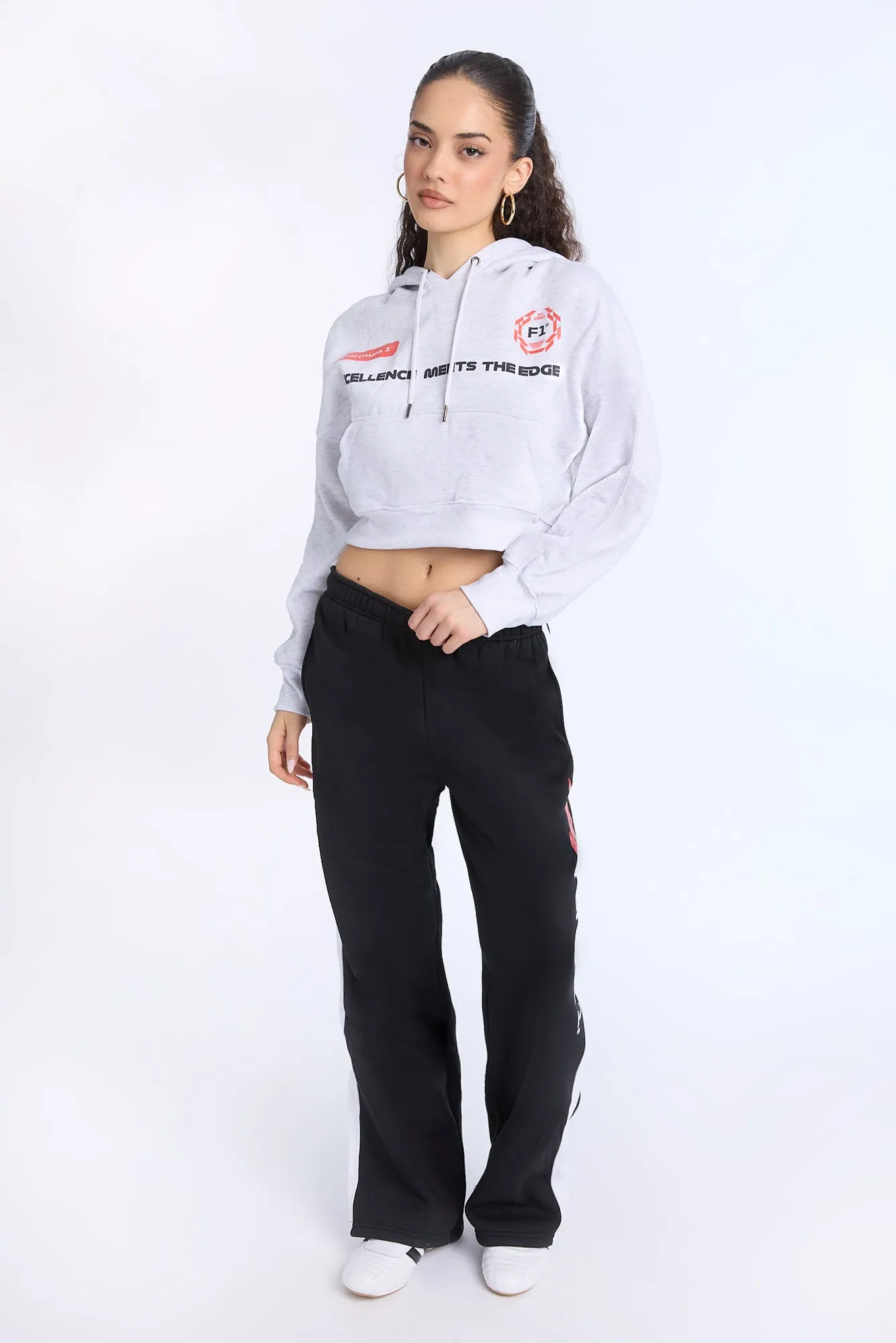 Formula 1 Graphic Cropped Hoodie sold by West49 product image thumbnail 4