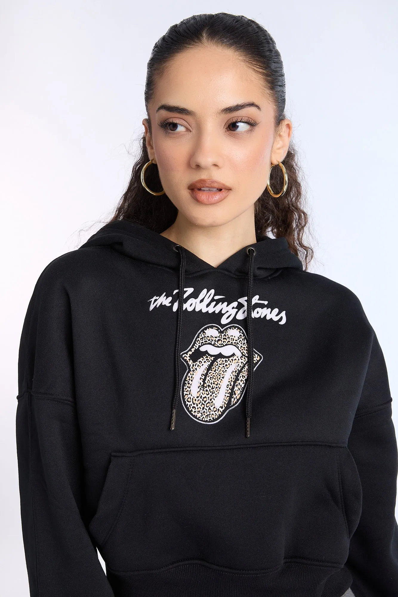 The Rolling Stones Graphic Cropped Hoodie sold by West49 product image thumbnail 2