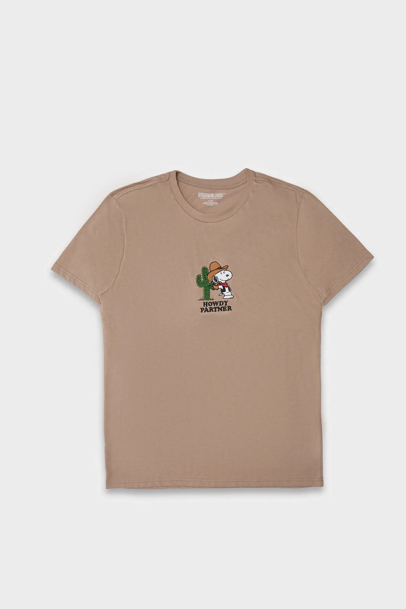 Mens Snoopy Howdy Partner T-Shirt sold by West49