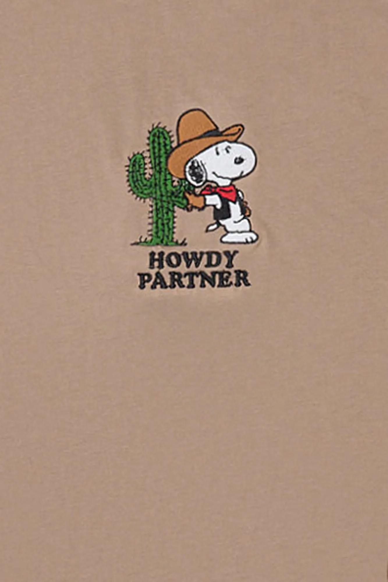 Mens Snoopy Howdy Partner T-Shirt sold by West49 product image thumbnail 2