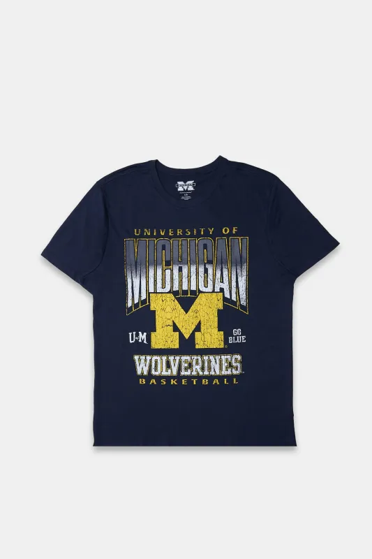 Mens Michigan Wolverines Logo T-Shirt sold by West49